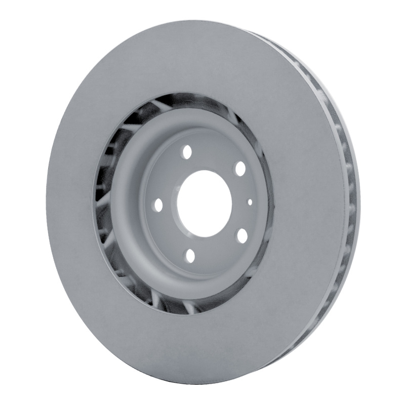 Porsche Macan Brake Rotor (1) - Left Front - R1 Concepts - Slotted Carbon Alloy GeoMET - `15-`23